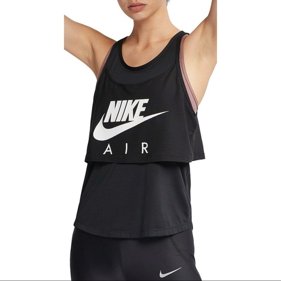 NWT: Nike Air Black Tank Top - Picture 2 of 4